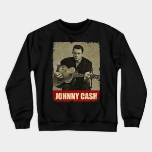 Johnny Cash - NEW RETRO STYLE Crewneck Sweatshirt